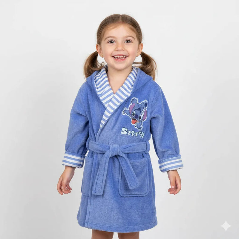 Disney Stitch Badjas Meisjes Jongens Blauw