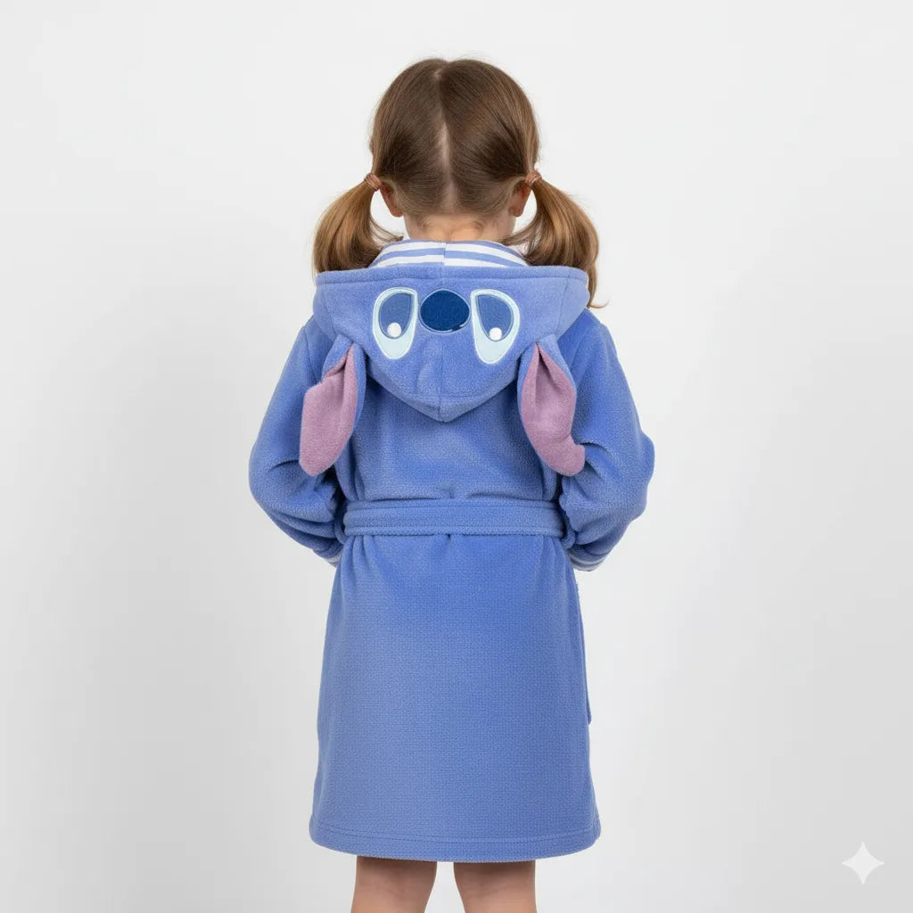 Disney Stitch Badjas Meisjes Jongens Blauw