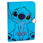 Disney Stitch Tagebuch - Mit Schloss - Glänzend - Geschenkverpackung
