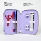 Stitch & Angel Etui Kind – 3-vaks Gevuld Tekenetui – Knutselen & Tekenen – Meisjes