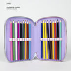 Stitch & Angel Etui Kind – 3-vaks Gevuld Tekenetui – Knutselen & Tekenen – Meisjes