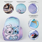 Disney Stitch und Engel Rucksack Mädchen 2 Taschen - Höhe 42cm