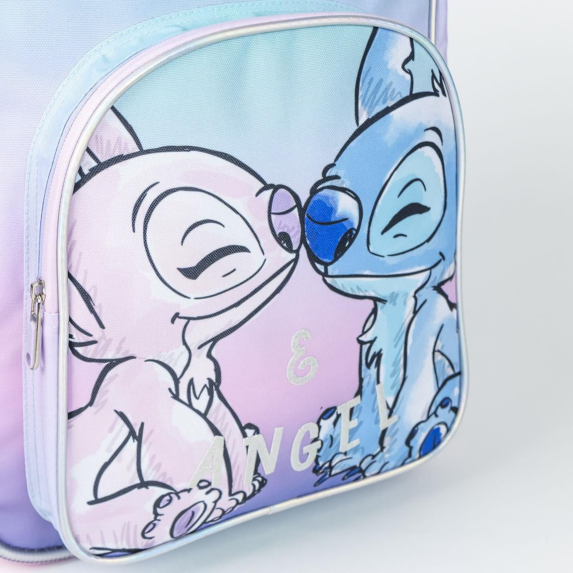 Disney Stitch & Angel Rugzak Meisjes 2 Vakken - Hoogte 38cm