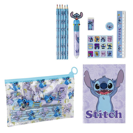 Disney Stitch Pouch mit Inhalt - 8 Stück