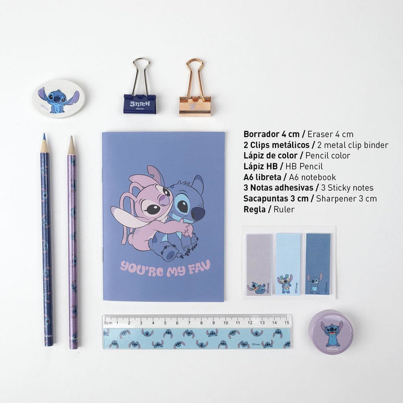 Disney Stitch Federmäppchen - Mit Inhalt