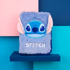 Stitch Stuffed Fluffy Pencil Case - 1 Zipper Pencil Case with School Supplies - Plush Pencil Case - Official Disney Stitch Merchandise