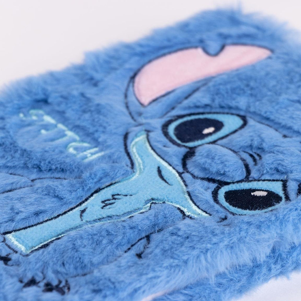 Disney Stitch Flauschiges Notizbuch A5