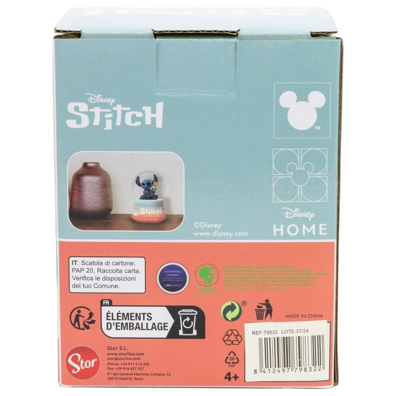 Stitch Glitter Snow Globe