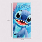Disney Stitch Strandlaken – 70x140 cm – Sneldrogend – Lichtgewicht – Strand Handdoek Kind