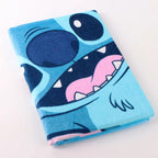 Stitch Strandtuch Baumwolle 70x140 cm Blau Rosa