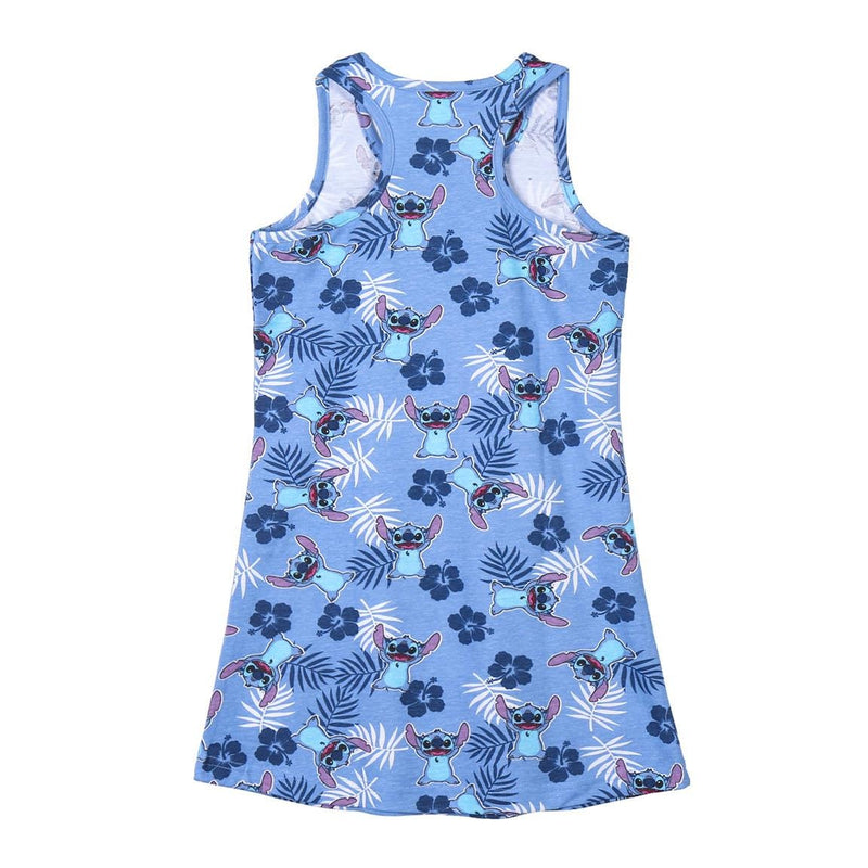 Stitch Dress - Blue - Tropical