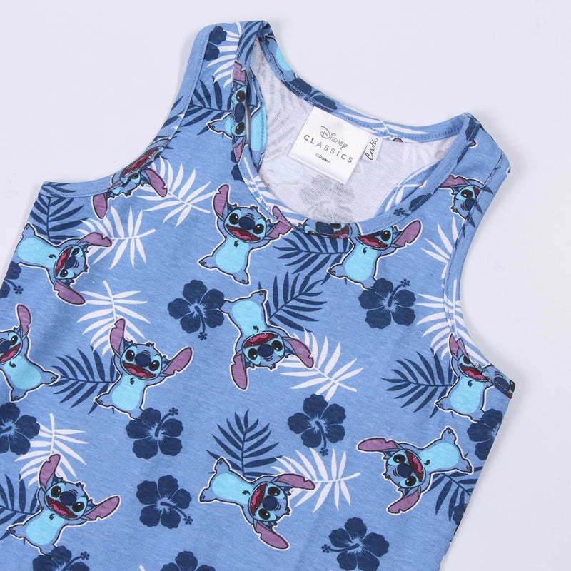 Stitch Dress - Blue - Tropical