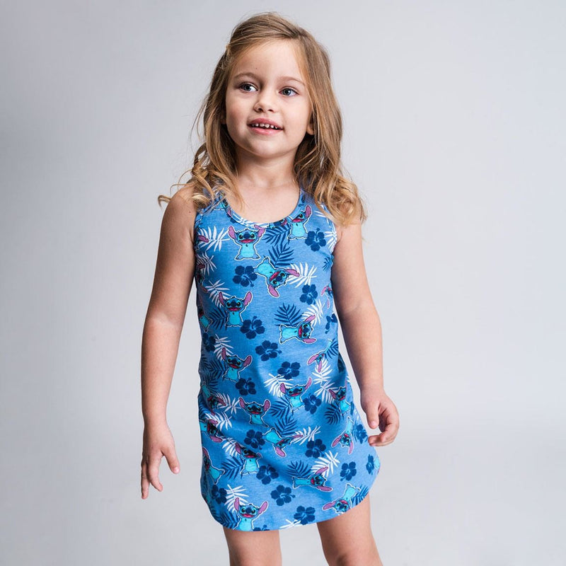 Stitch Dress - Blue - Tropical