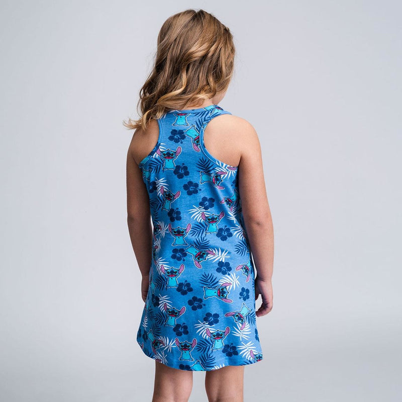 Stitch Dress - Blue - Tropical
