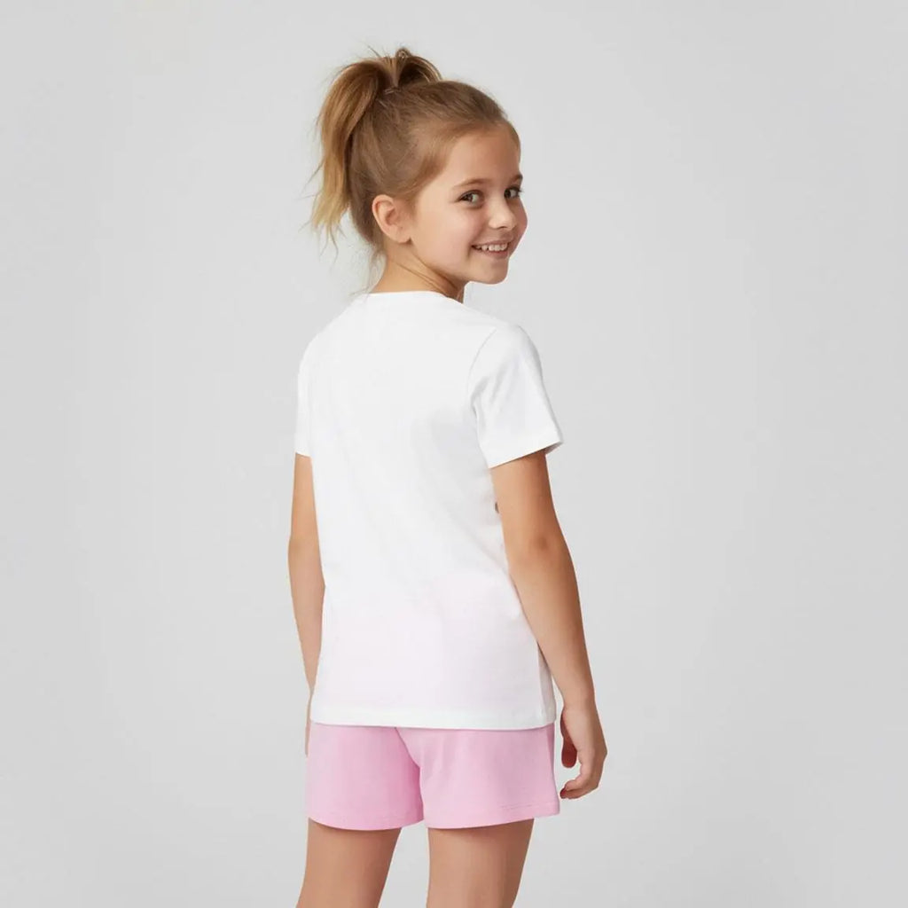 Disney Stitch Kledingset Meisjes – Aloha Shirt en Roze Short – Zomerset – Officieel Gelicenseerd