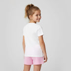 Disney Stitch Kledingset Meisjes – Aloha Shirt en Roze Short – Zomerset – Officieel Gelicenseerd