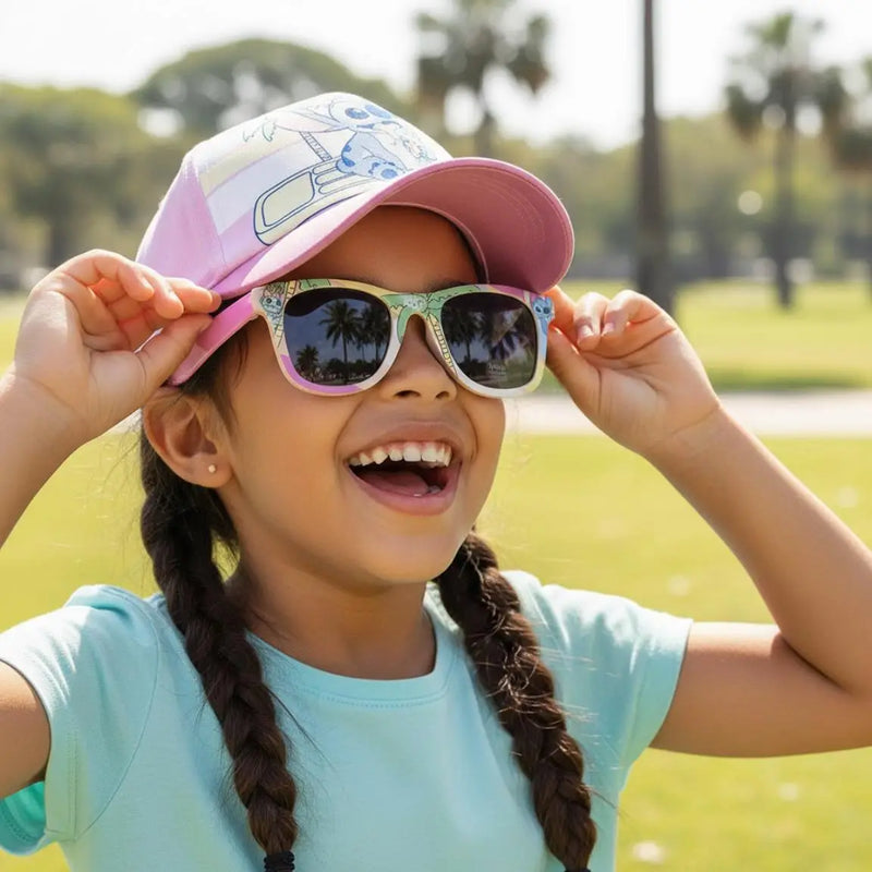 Disney Stitch Cap and Sunglasses