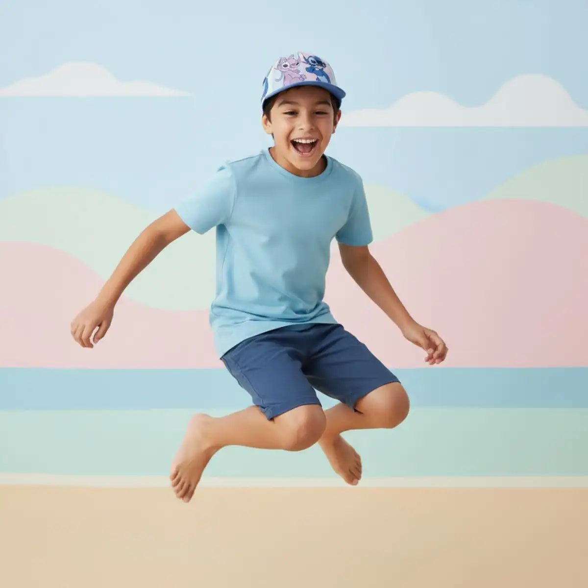 Stitch & Angel Cap