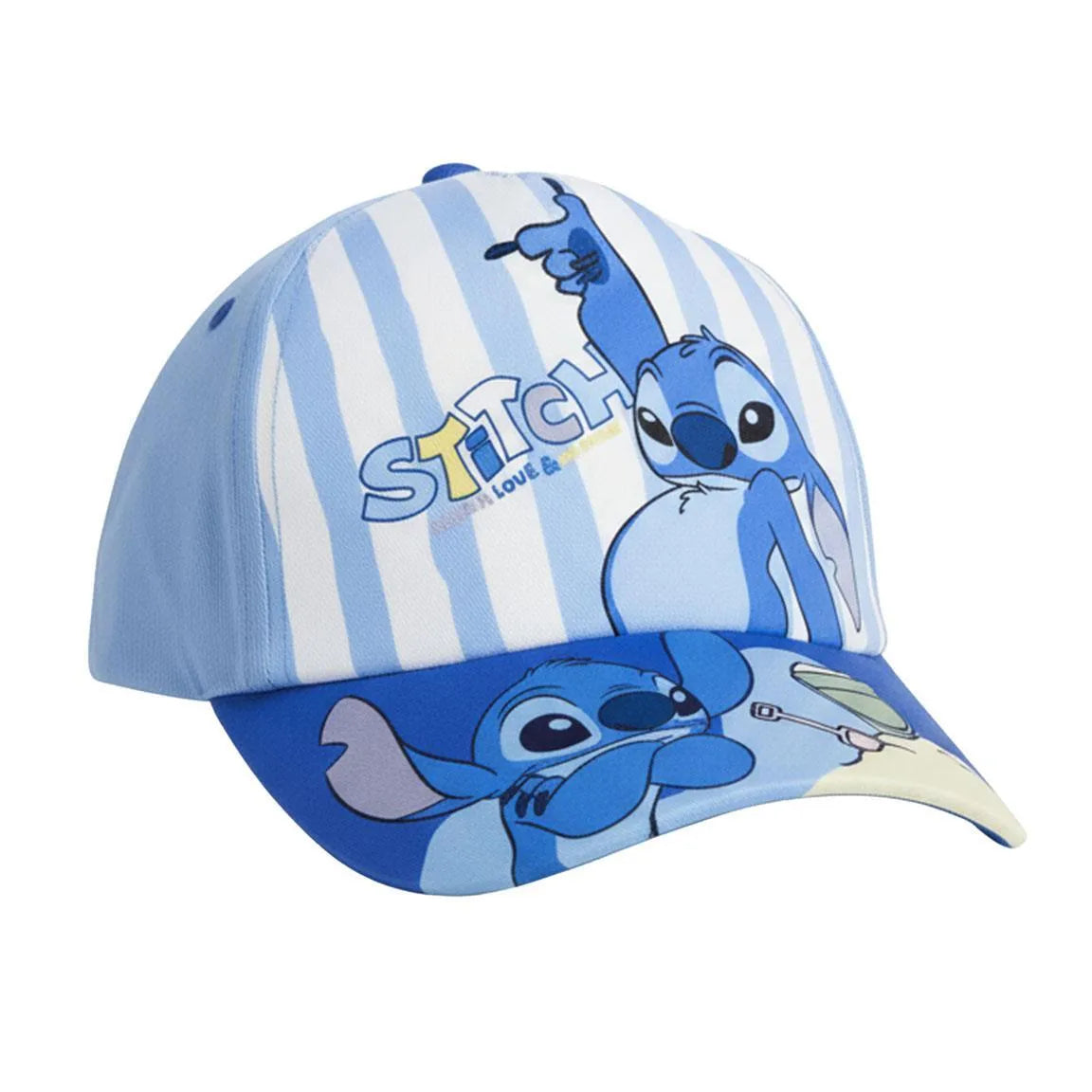 Disney Stitch Pet met Zonnebril – Blauw – Kinder Pet & Zonnebril Set – Zomer & Strand