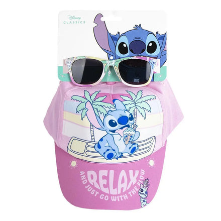 Disney Stitch Cap and Sunglasses