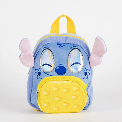 Stitch Toddler Backpack Blue 22 cm