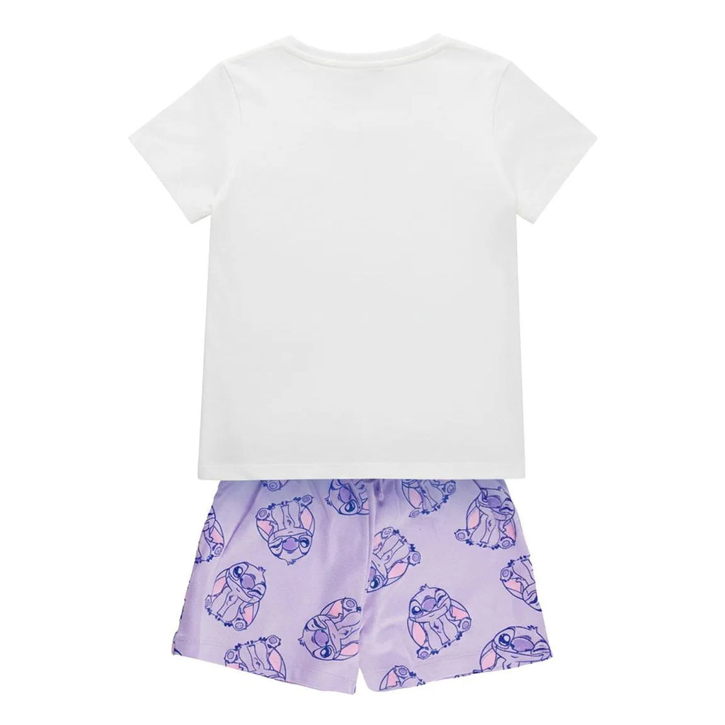 Stitch Sommer Set Mädchen Lila