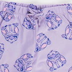 Stitch Sommer Set Mädchen Lila