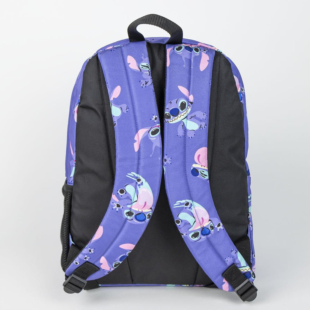 Stitch Backpack Girls Boys Laptop Compartment - Height 42cm