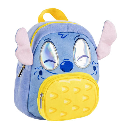 Disney Stitch Rugzak Peuter – Blauw Geel – 3D Design – 22 cm – Jongens Meisjes