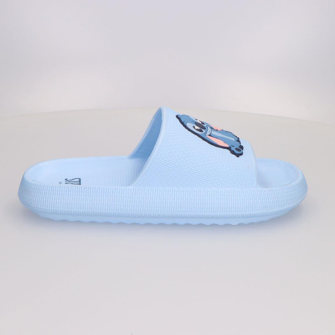 Rechter zijaanzicht van de Disney Stitch slippers.