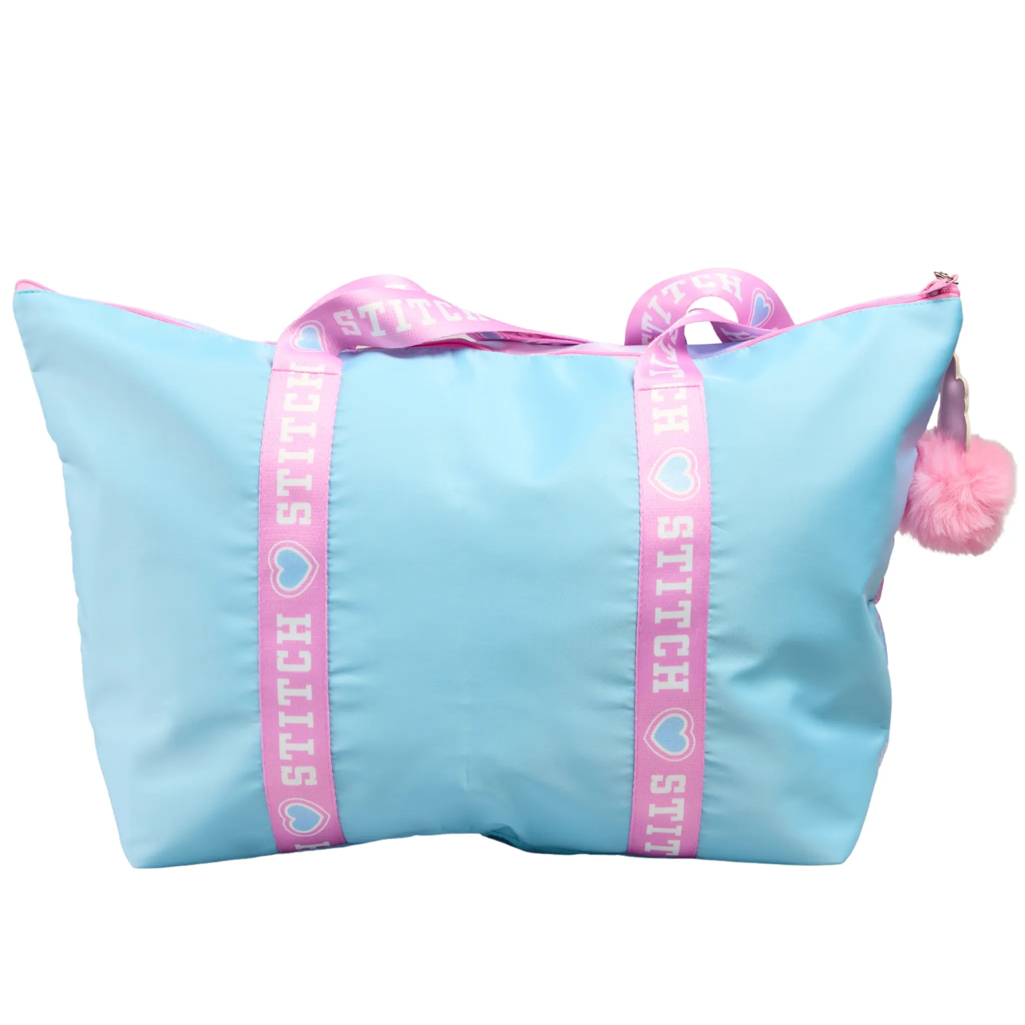 Stitch weekend bag girls pink blue