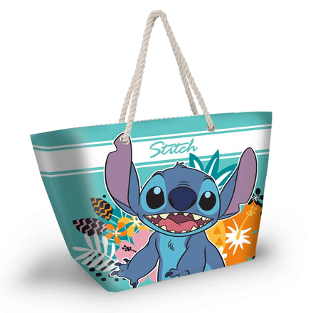 Disney Stitch Beach Bag with Zipper Girls Tote Bag Women - Just Stitch