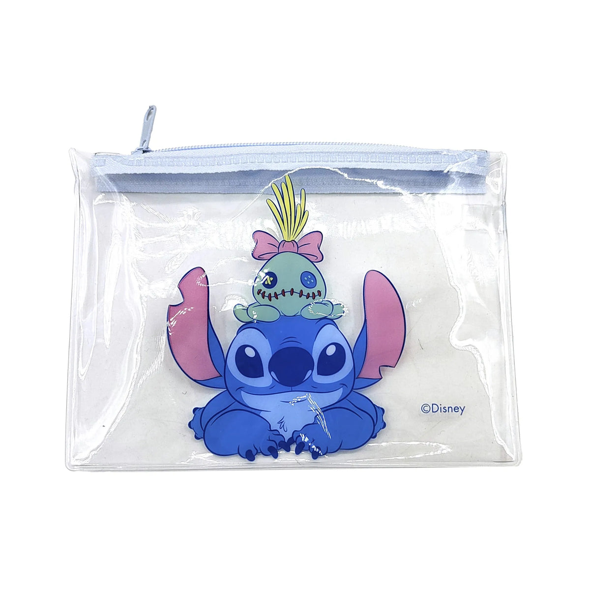 Disney Stitch Schrijfwarenset - 4-Kleurenpen, Etui en Keycord