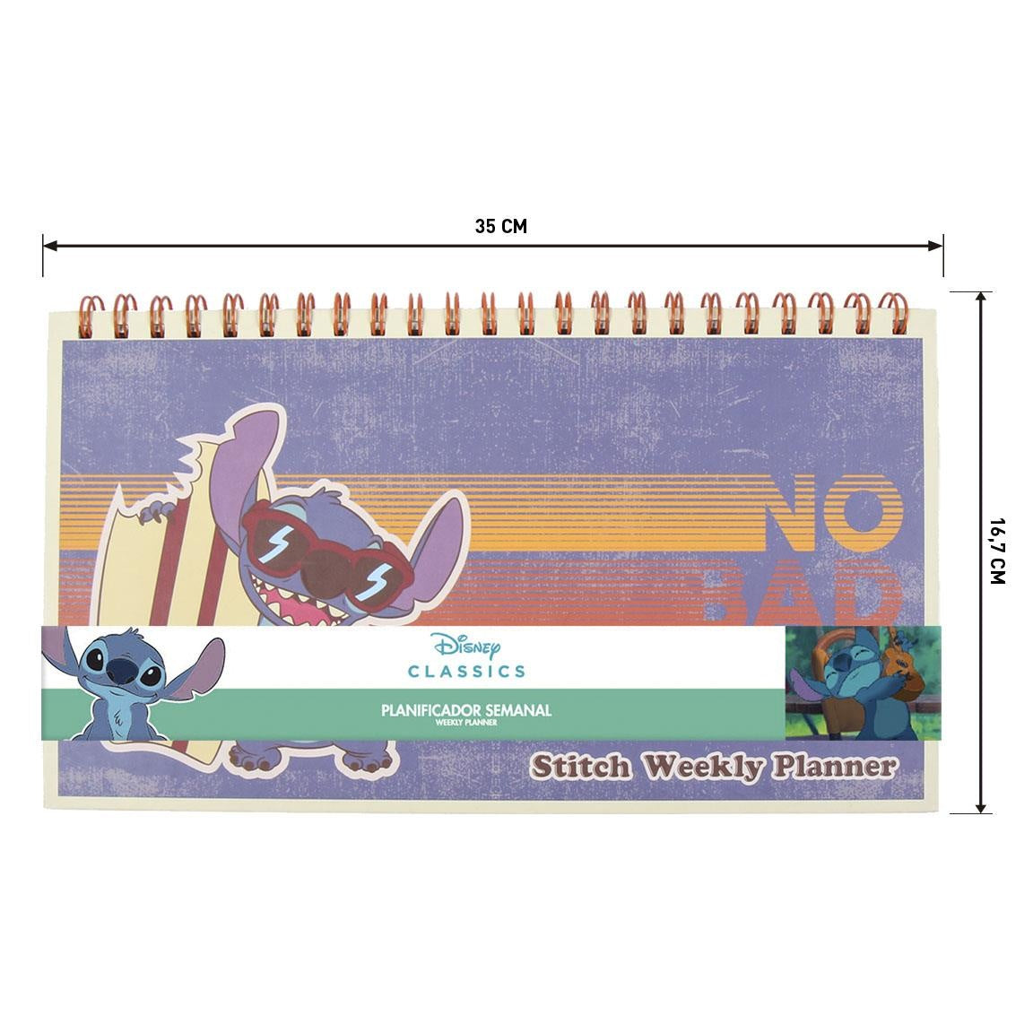 Disney Stitch Weekplanner No Bad Days