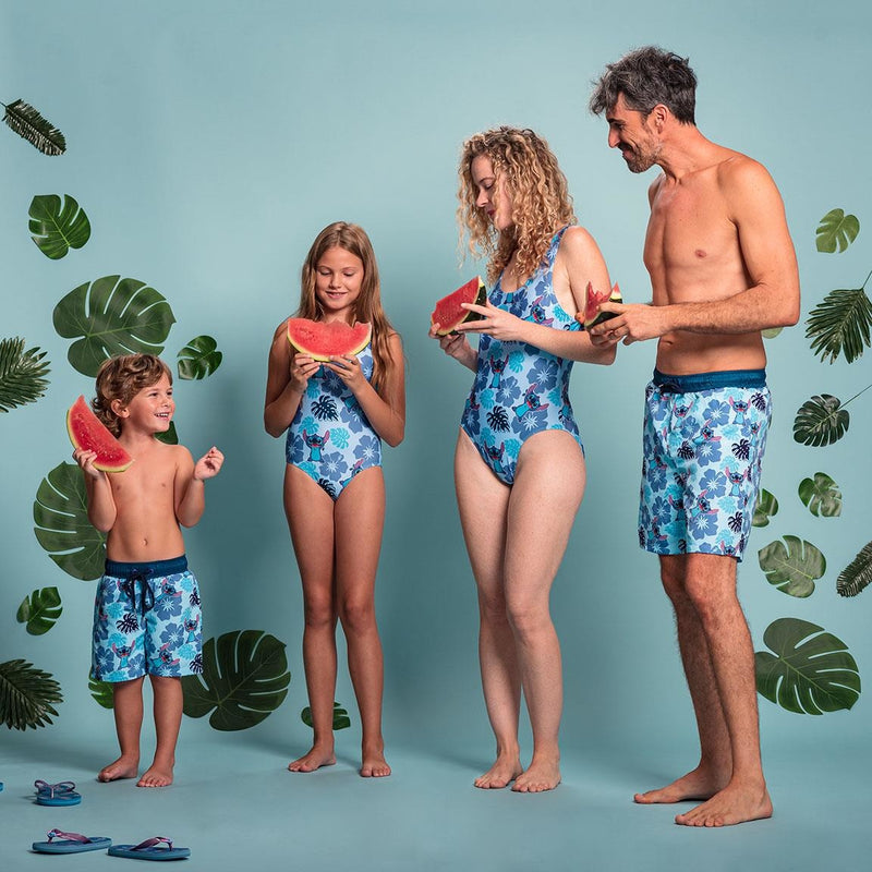 Stitch Swim Pants Tropical Lilac