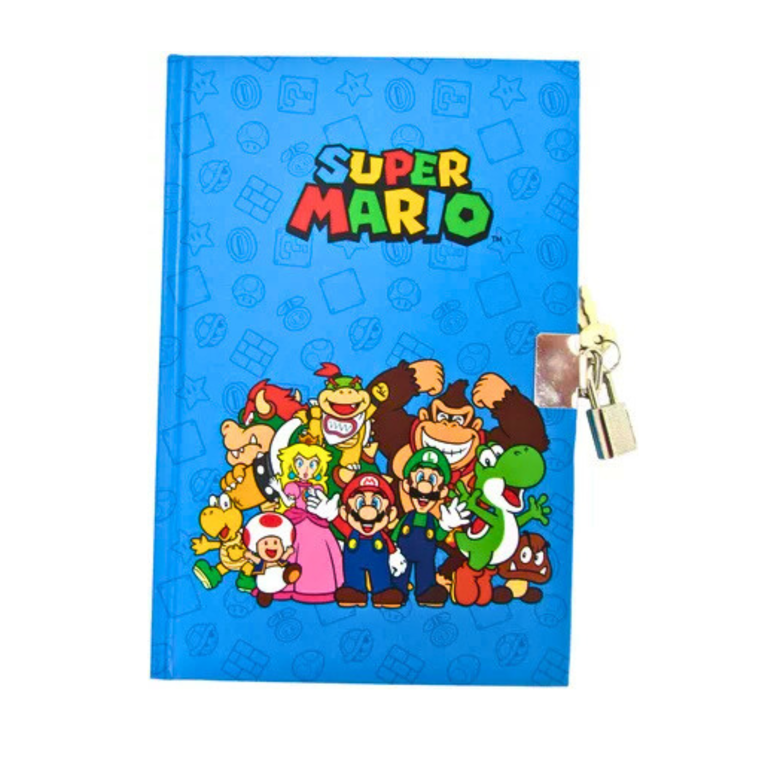 Super Mario Diary for Kids – With Lock and Keys – For Boys and Girls