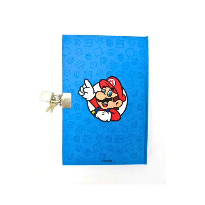 Super Mario Diary for Kids – With Lock and Keys – For Boys and Girls