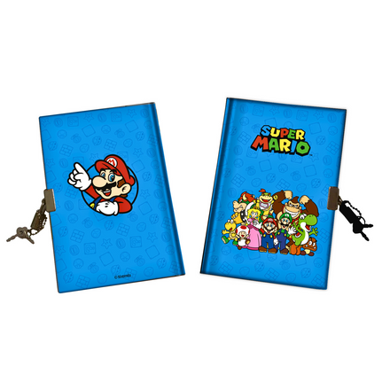 Super Mario Dagboek Kind – Met Slot en Sleutels – Voor Jongens en Meisjes