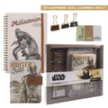 Star Wars The Mandalorian Stationery Set - A5 Notitieboek met Klembord en Sticky Notes
