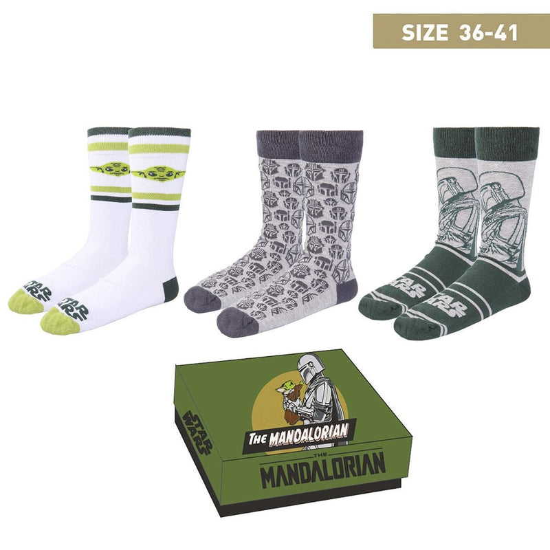 Star Wars The Mandalorian Sokken in Kado Box - 3 paar 36-41