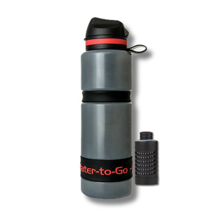 WatertoGo Waterfilter Drinkfles 75cl Active Rood Milieubewust Veilig Water Drinken