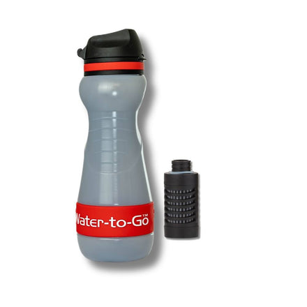 WatertoGo Waterfilter Drinkfles 55cl Active Rood Milieubewust Veilig Water Drinken