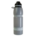 Water-to-Go Active Waterfles 1L Grijs – Met Filter – Verwijdert 99,9999% Bacteriën & Virussen – Duurzame Outdoor Fles