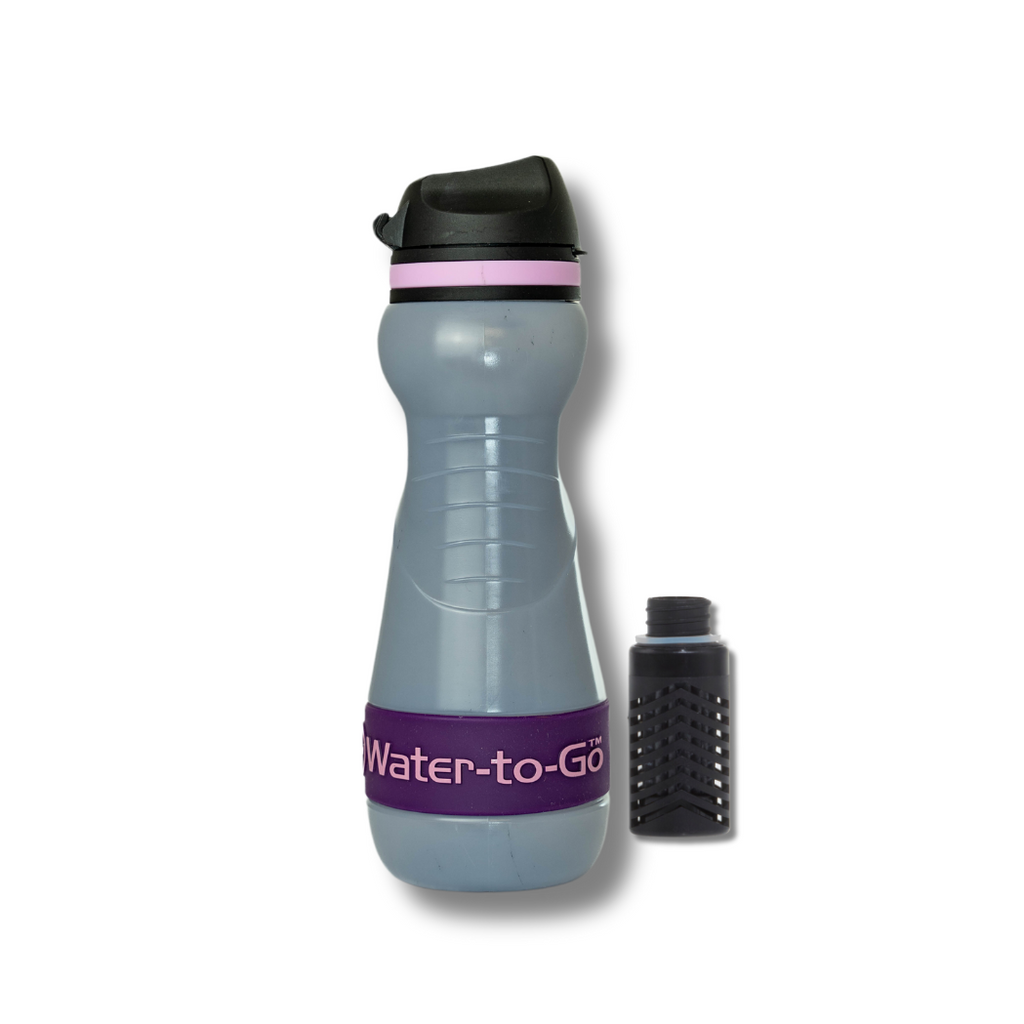WatertoGo Waterfilter Drinkfles 55cl Active Roze Milieubewust Veilig Water Drinken