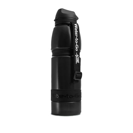 Water-to-Go Active Fles 1L Zwart – Waterfilterfles voor Reizen & Sport – Inclusief 3-in-1 Filter – BPA-vrij