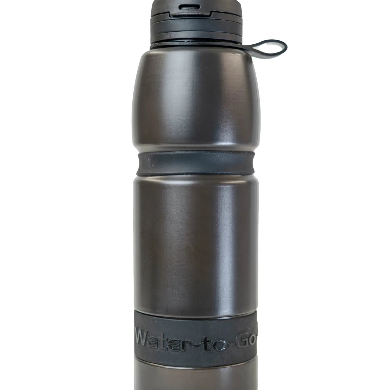 Water-to-Go Active Flasche 1L Schwarz