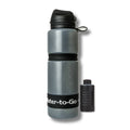 WatertoGo Waterfilter Drinkfles 75cl Active Zwart Milieubewust Veilig Water Drinken