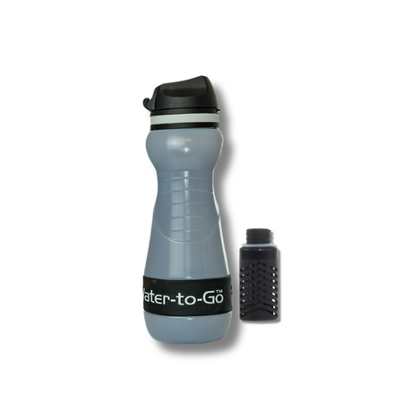 WatertoGo Waterfilter Drinkfles 55cl Active Zwart Milieubewust Veilig Water Drinken