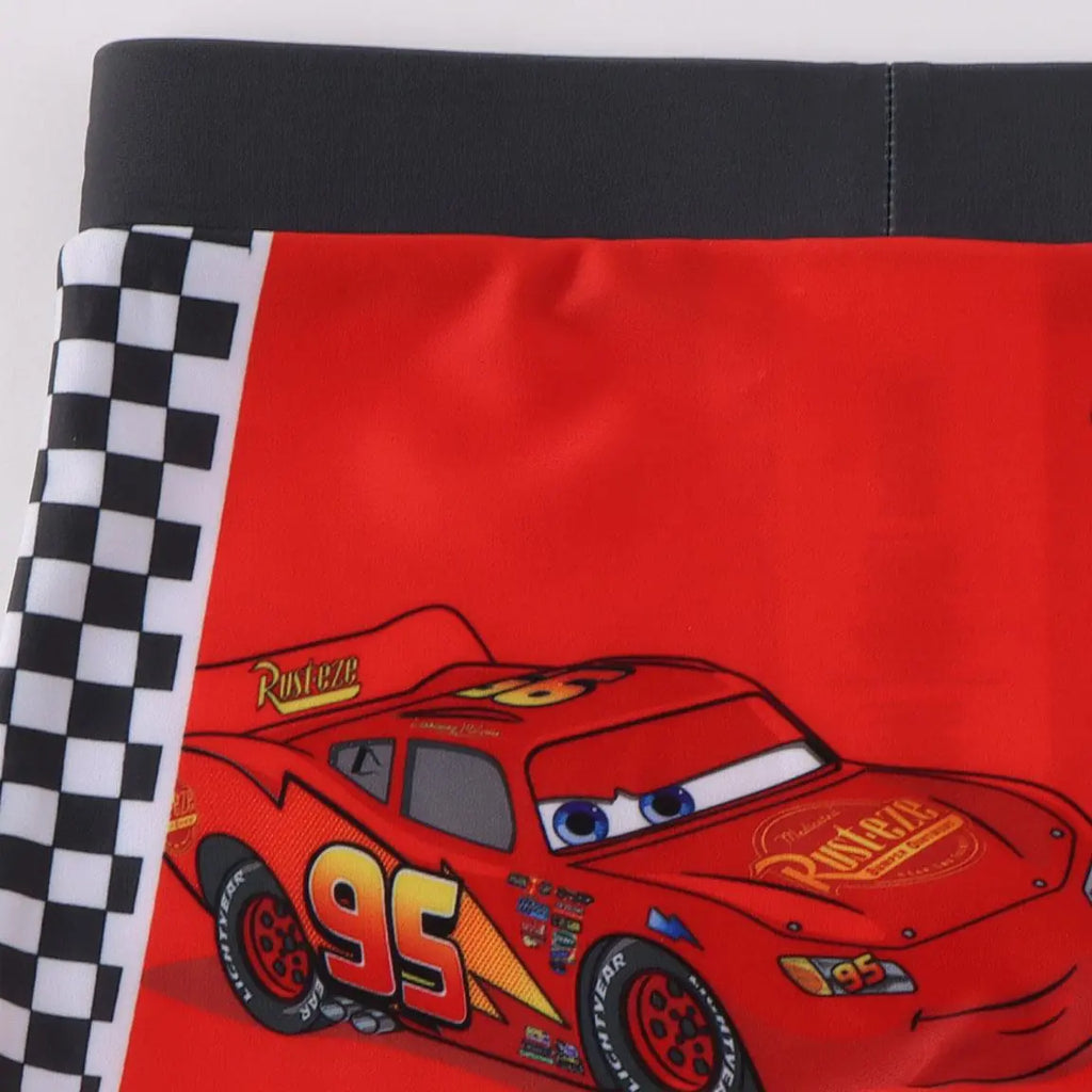 Disney Cars Zwembroek Jongens – Lightning McQueen Zwemshort – Zomer Zwemkleding – Officieel Gelicenseerd